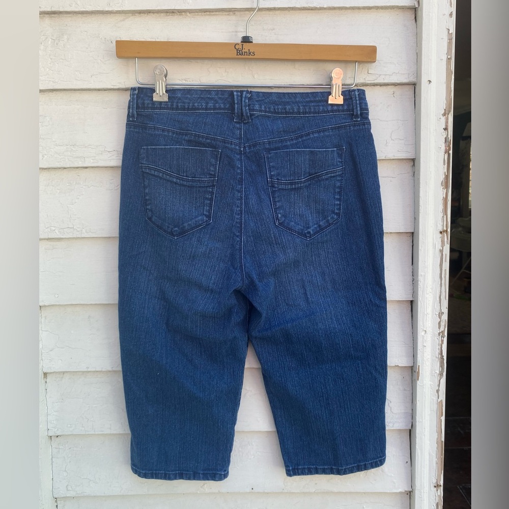 Gloria Vanderbilt Blue Capri Jeans 8P - Picture 5 of 7
